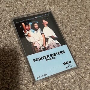 Pointer Sisters Break Out Cassette - Blue Cover